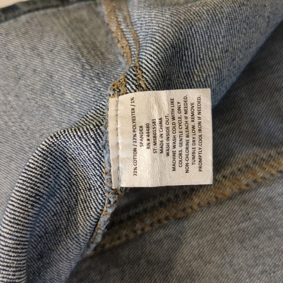 Tinseltown Blue Denim Mini Skirt - Picture 6 of 7